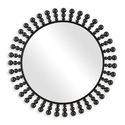 Uttermost Aziel Round Black Mirror