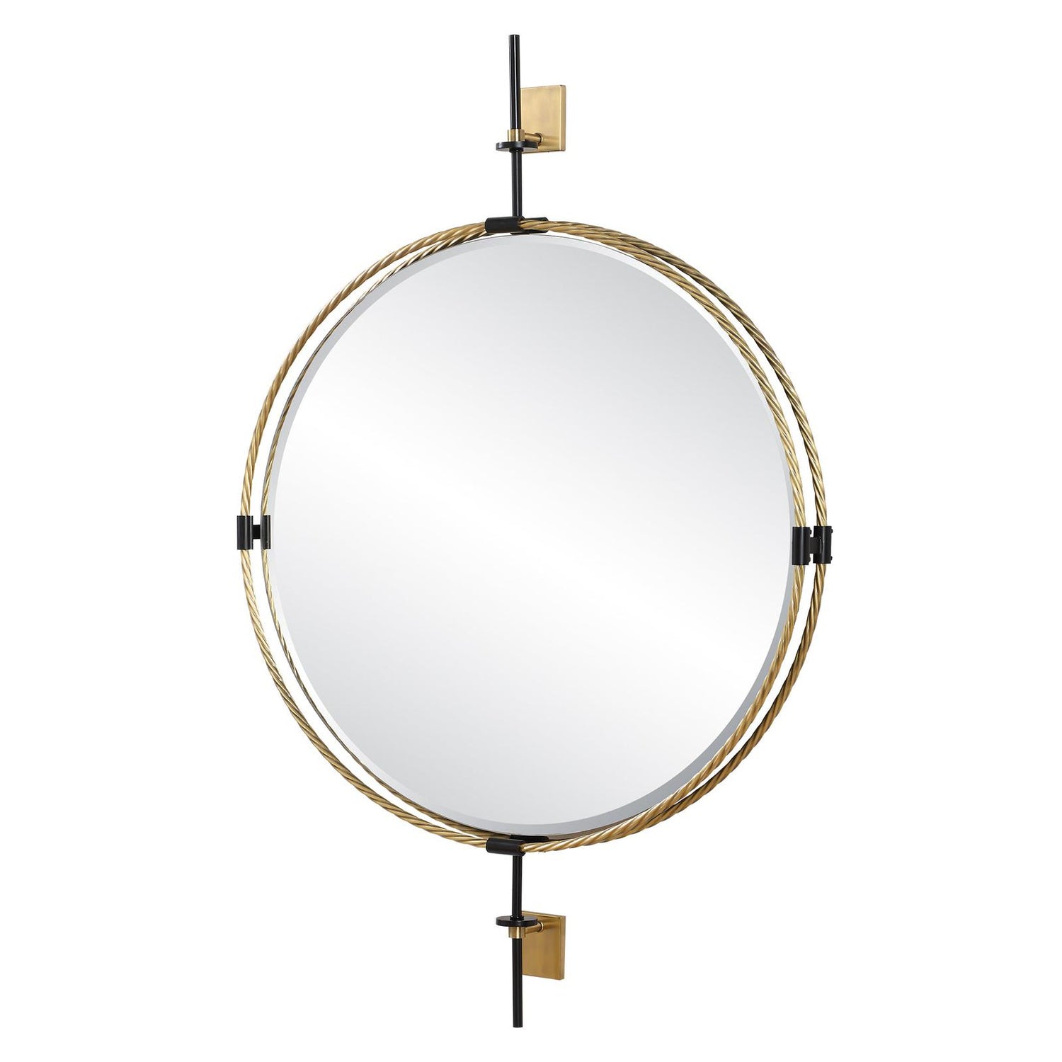 Uttermost Guardrail Round Mirror