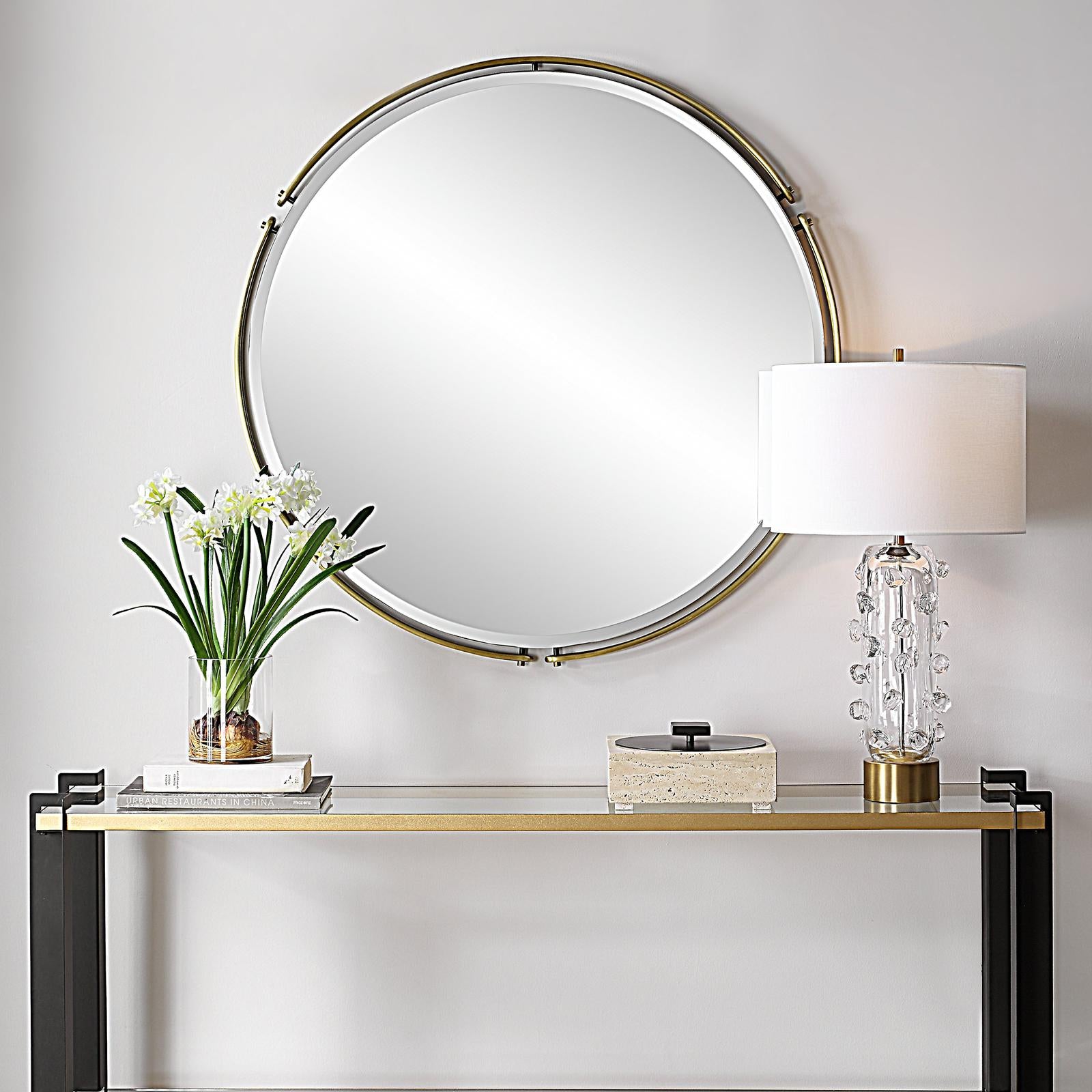 Uttermost Wesley Round Mirror