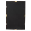 Uttermost Larkin Dark Wood & Brass Mirror
