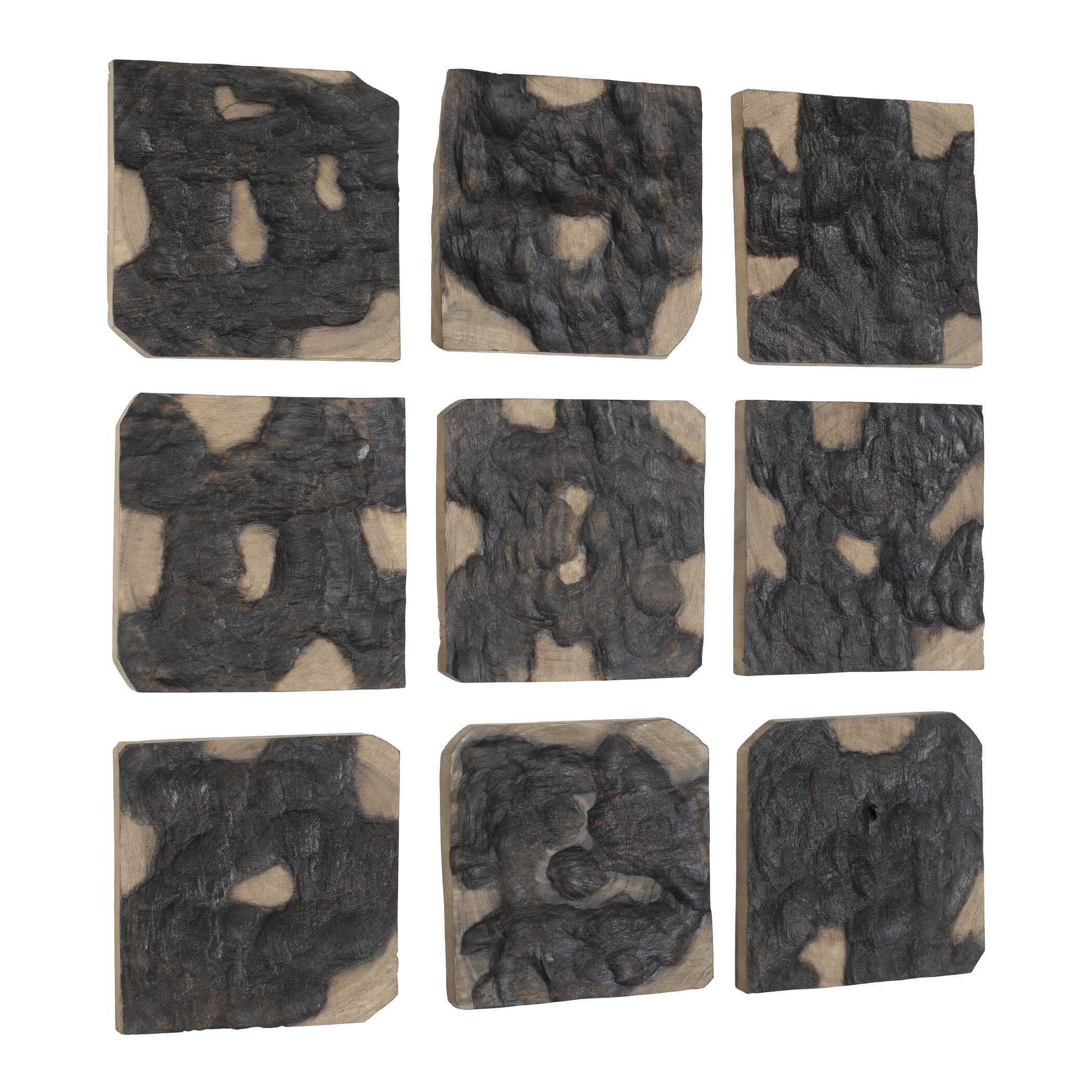 Uttermost Ignite Wood Wall Decor - Set of 9