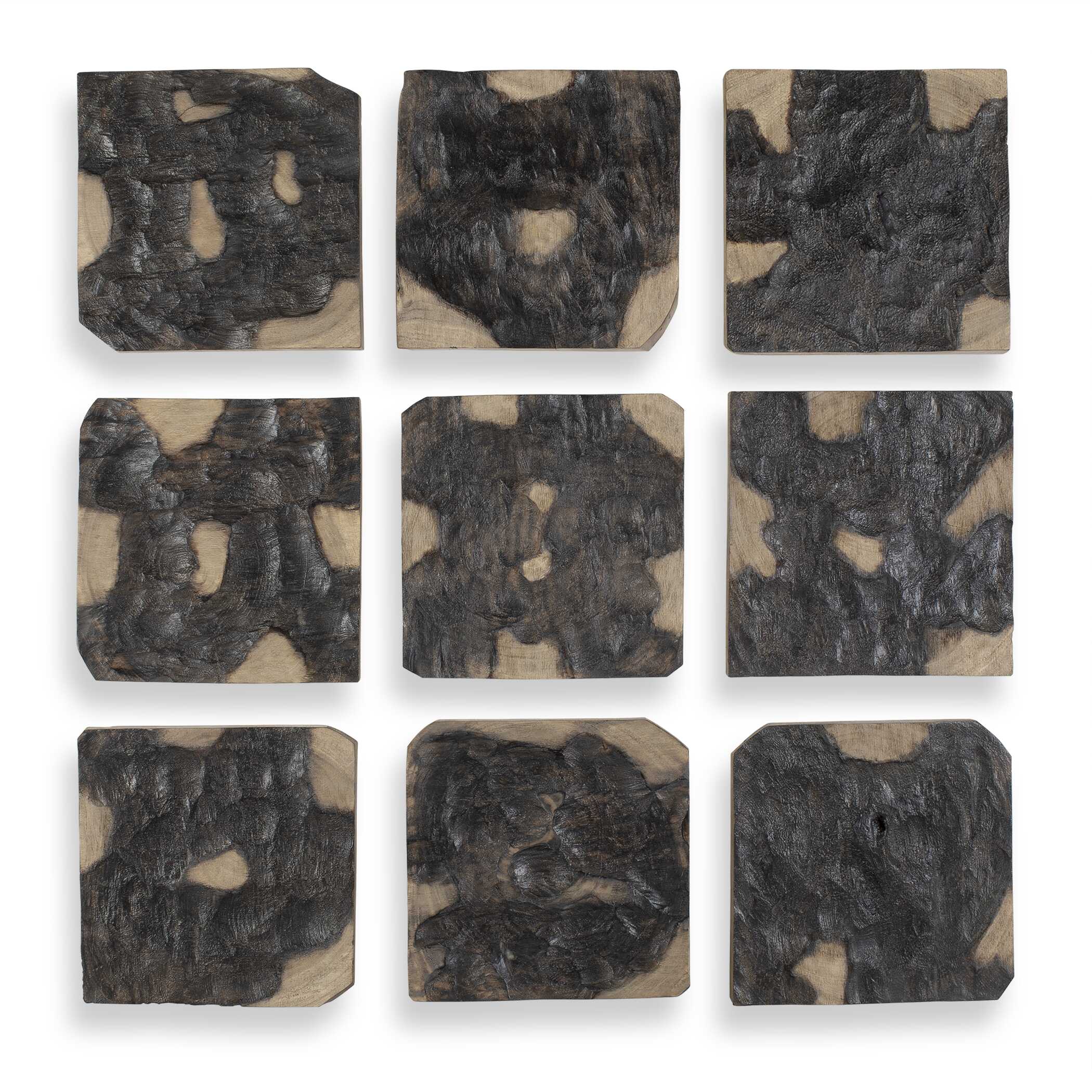 Uttermost Ignite Wood Wall Decor - Set of 9