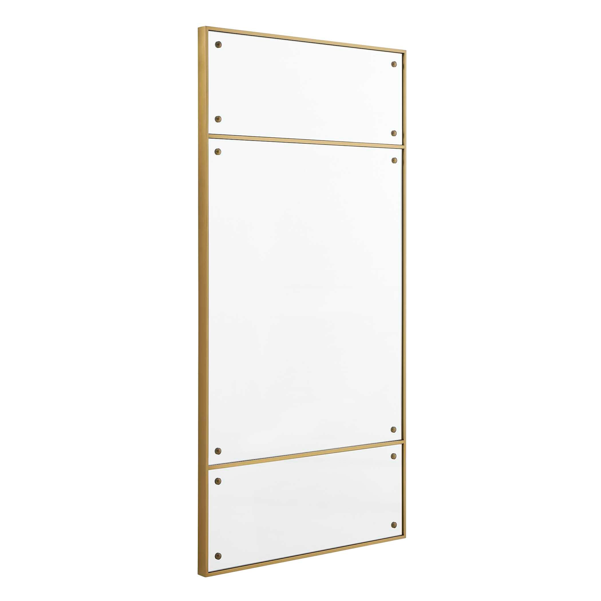 Uttermost Wrenton Brass Rectangular Mirror