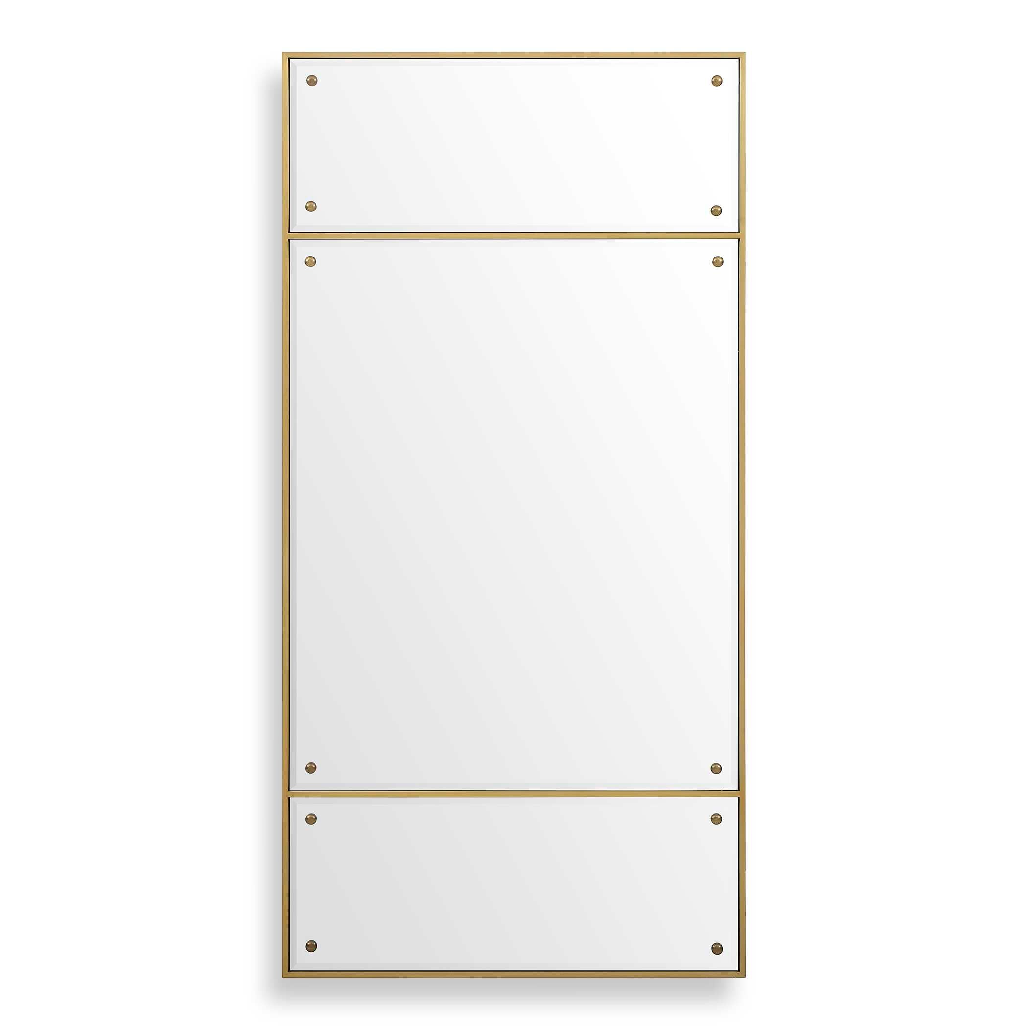 Uttermost Wrenton Brass Rectangular Mirror