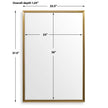 Uttermost Heisler Brass Mirror