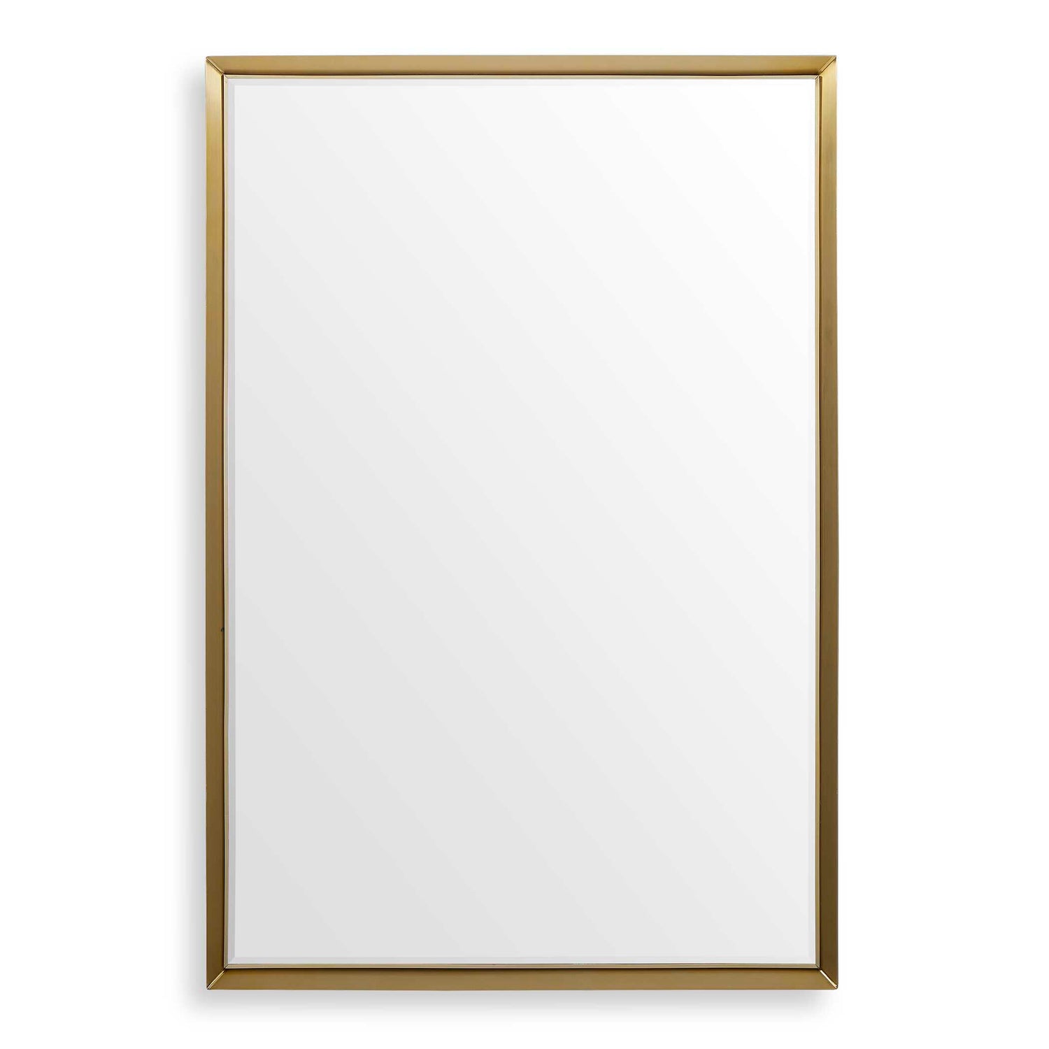Uttermost Heisler Brass Mirror