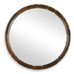 Uttermost Auger Amber Glass Round Mirror