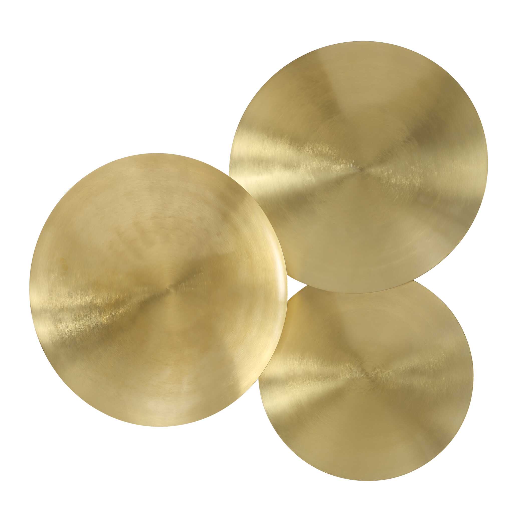 Uttermost Cymbalic Round Brass Wall Art - Set of 3