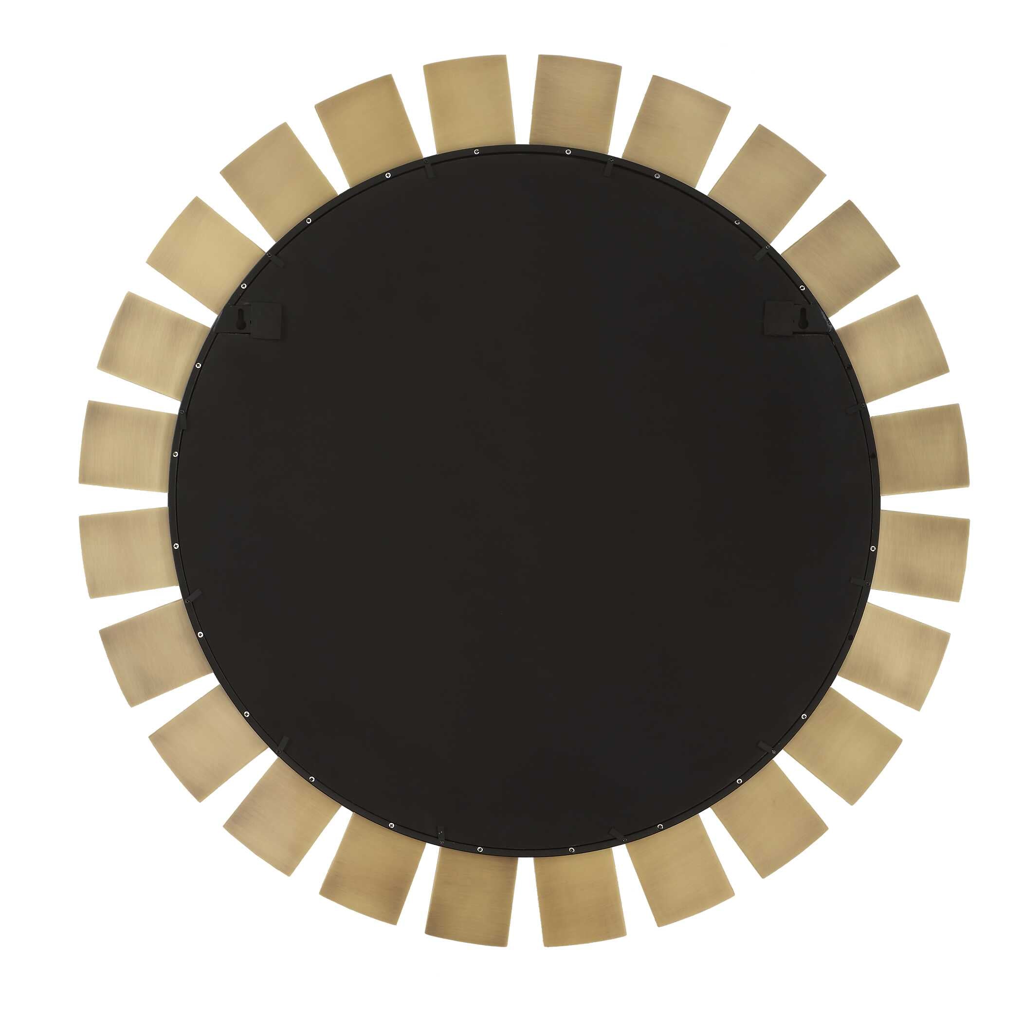 Uttermost Toluca Round Brass Mirror