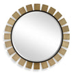 Uttermost Toluca Round Brass Mirror