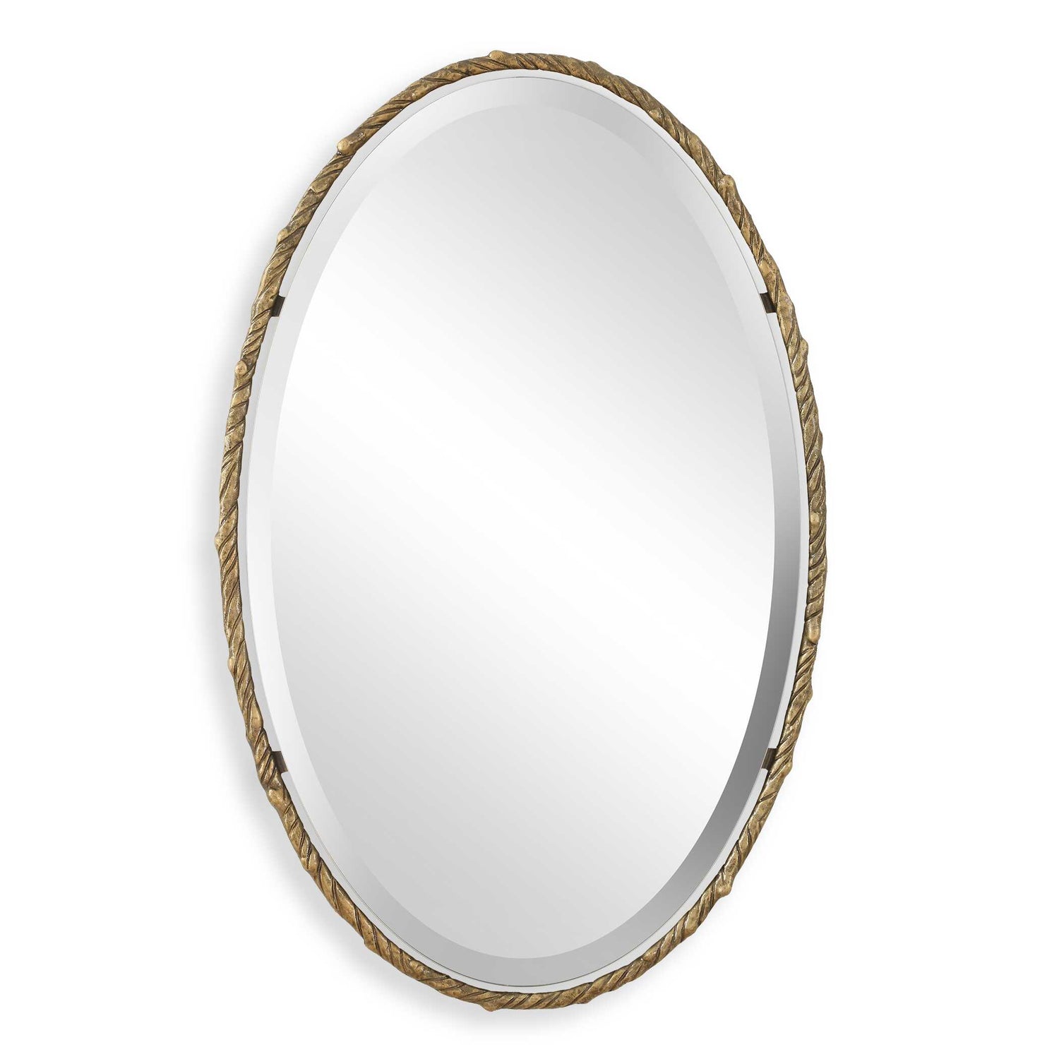 Uttermost Twisted Branch Oval Mirror