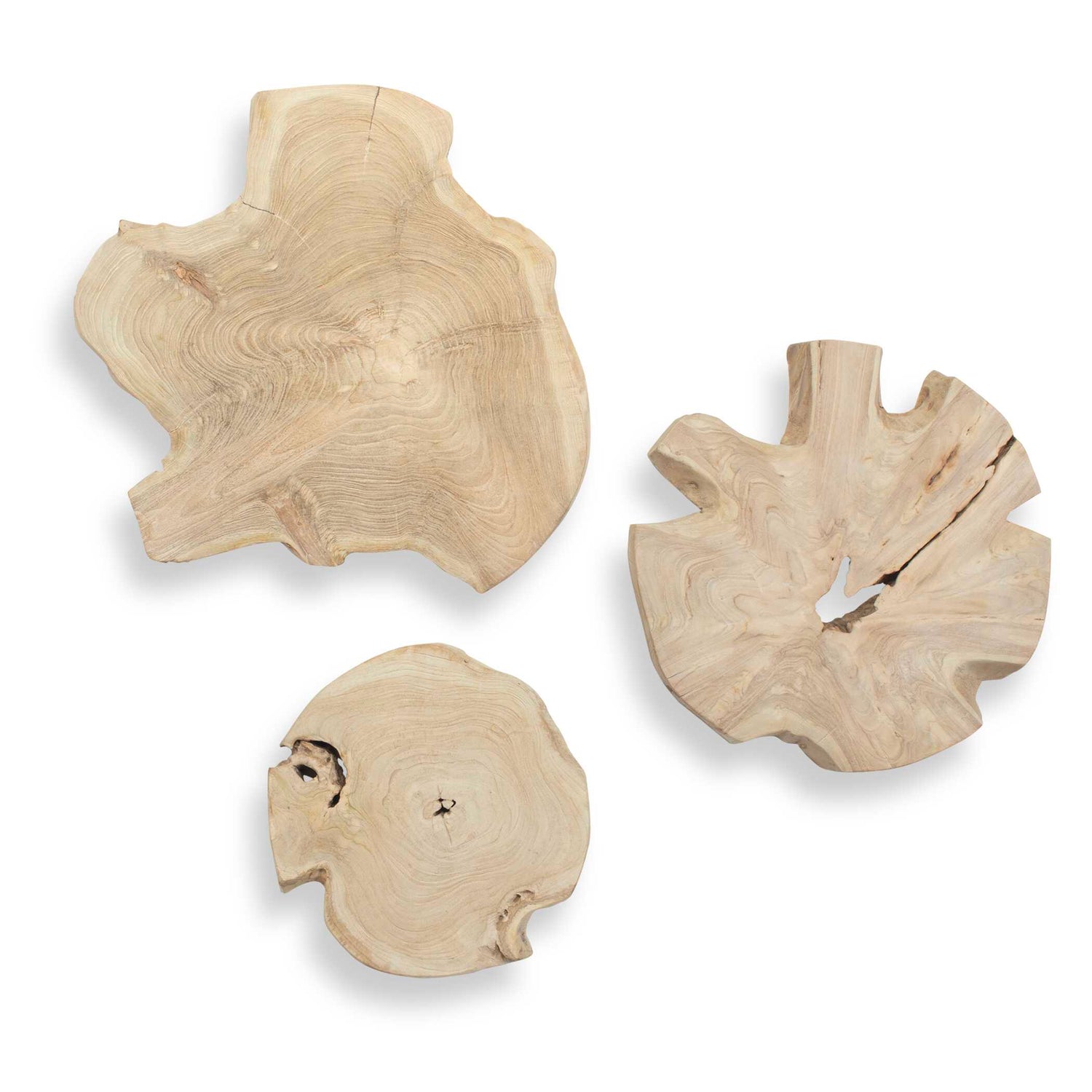 Uttermost Kalani Wood Outdoor Wall Art - Set of 3
