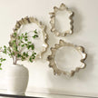 Uttermost Ripple Effect Silver Wall Art - Set of 3