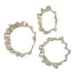 Uttermost Ripple Effect Silver Wall Art - Set of 3