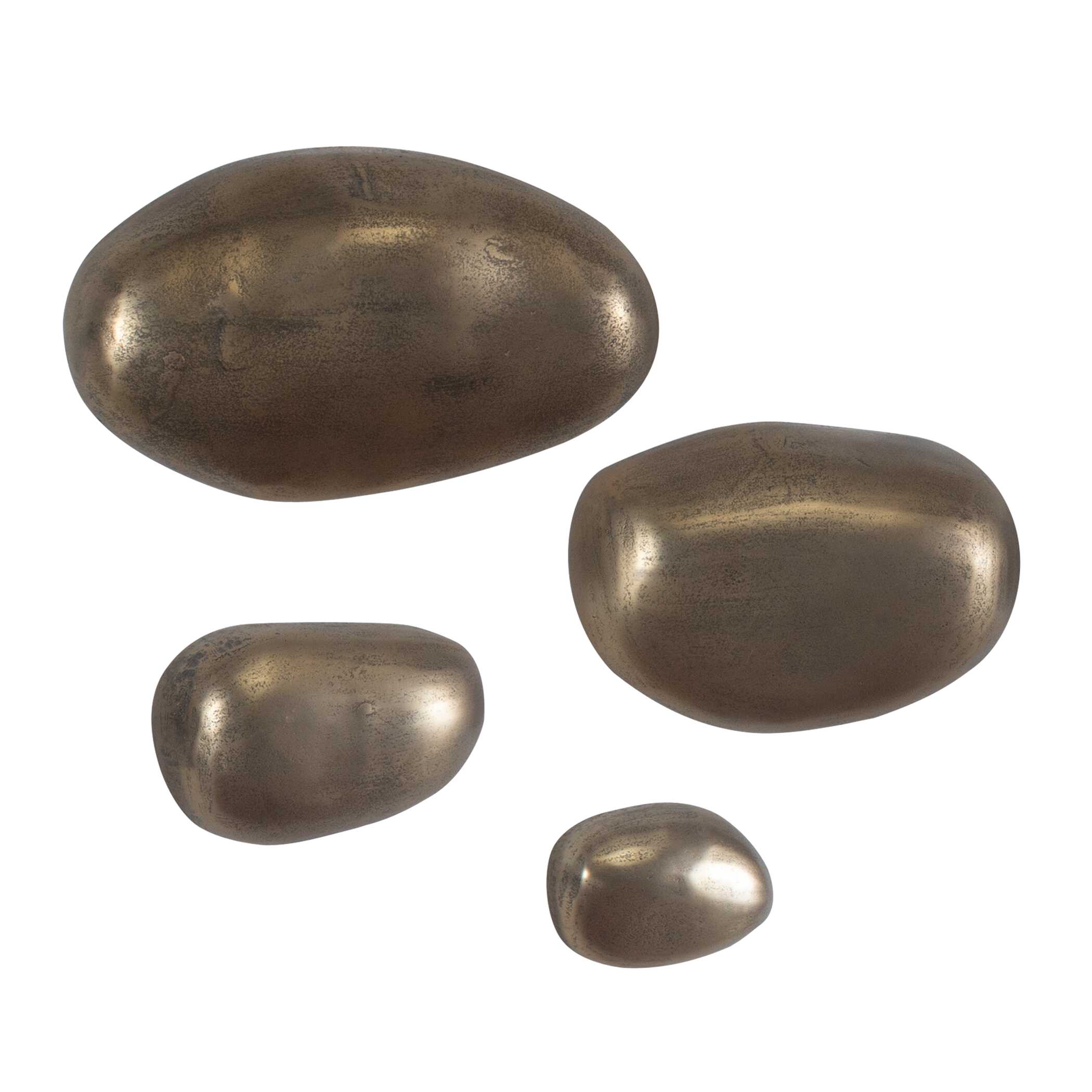 Uttermost Set In Stone Brass Outdoor Wall Art - Set of 4