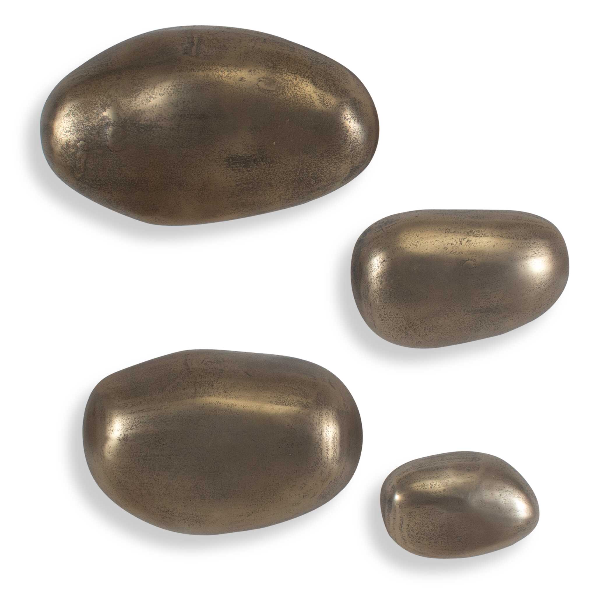 Uttermost Set In Stone Brass Outdoor Wall Art - Set of 4