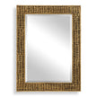 Uttermost Woven In Time Gold Mirror