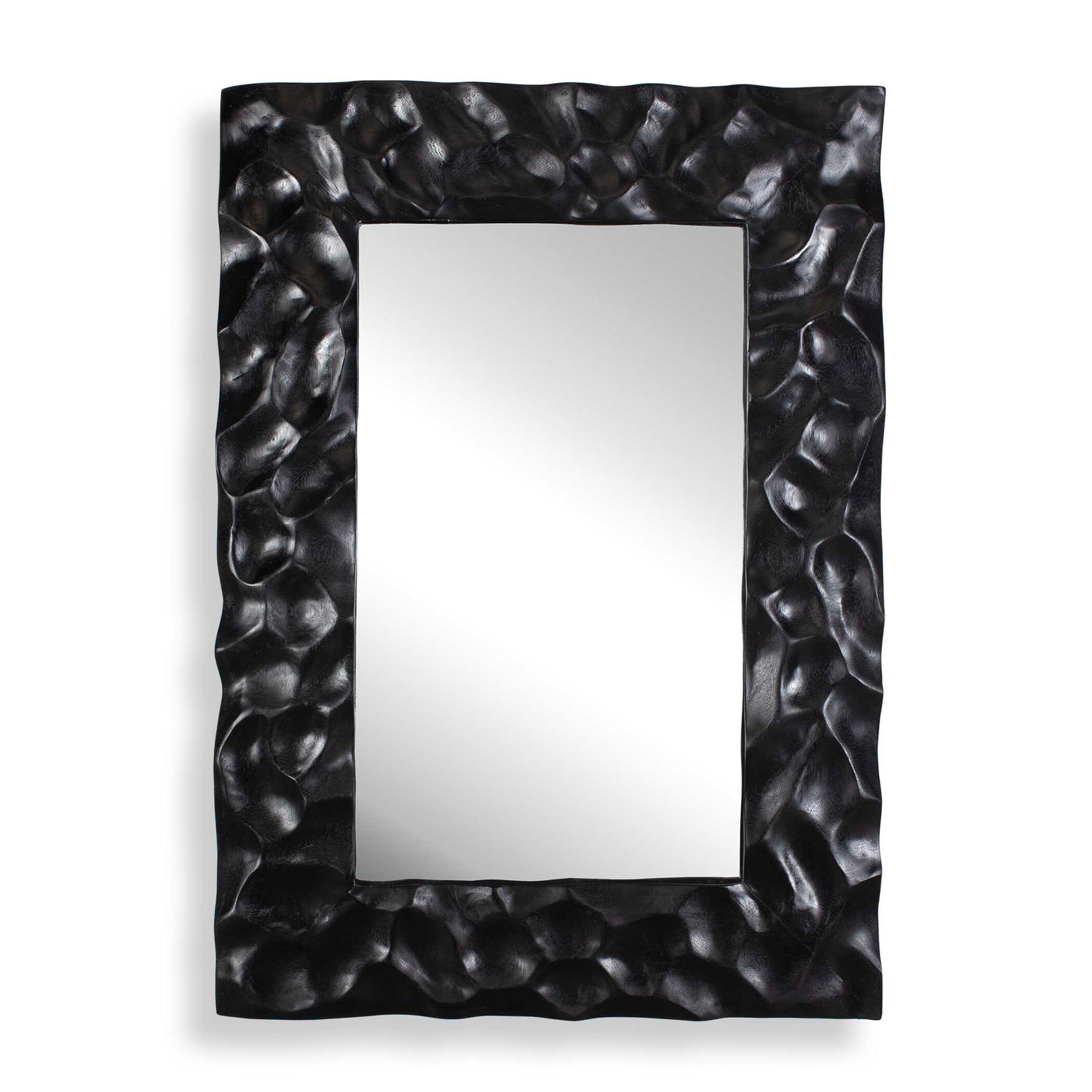 Uttermost Malosi Black Carved Mirror