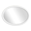 Uttermost Bali White Ribbed Oval Mirror