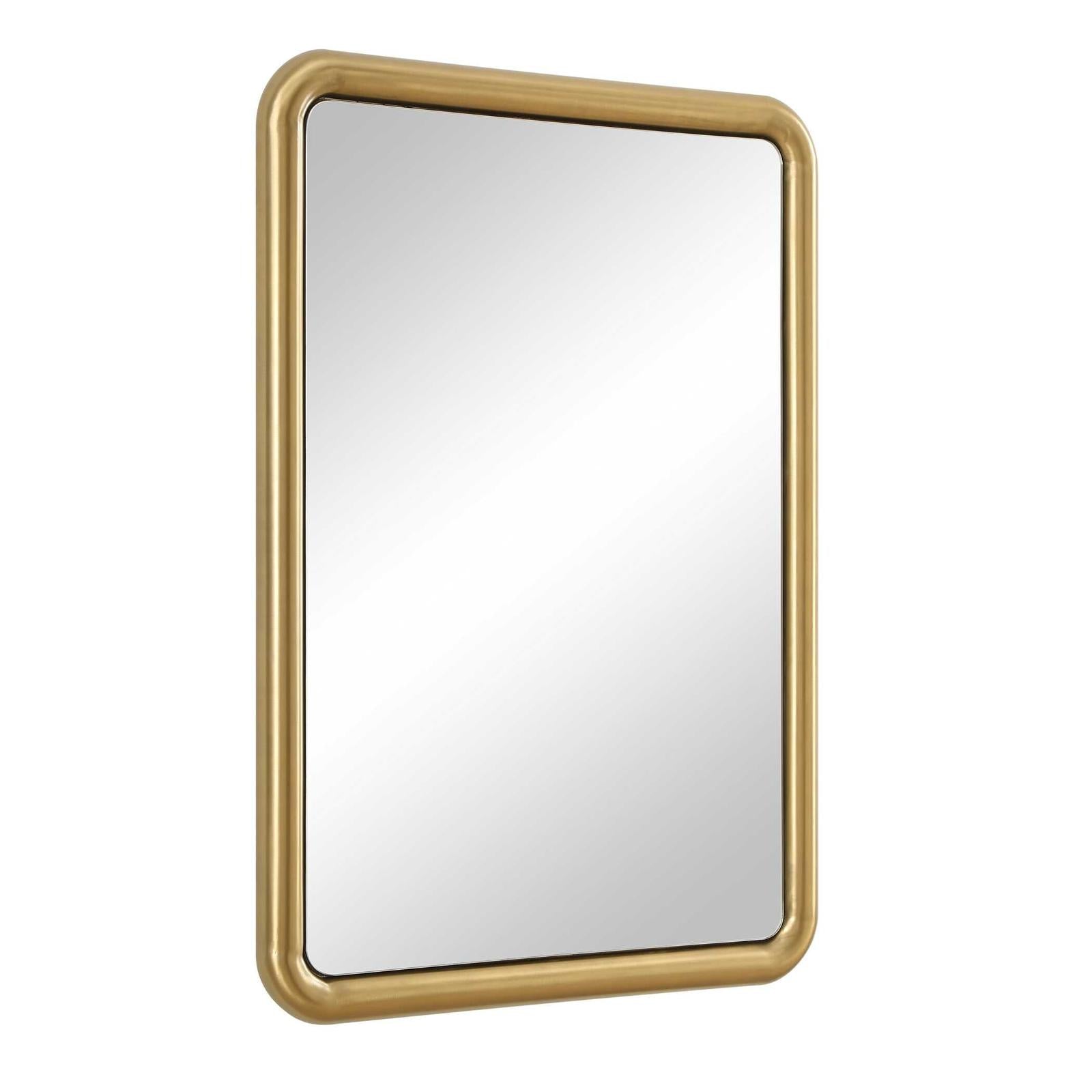 Uttermost Atkinson Modern Brass Mirror