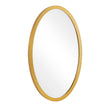 Uttermost Elstree Antique Brass Oval Mirror