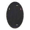 Uttermost Elstree Antique Brass Oval Mirror