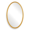 Uttermost Elstree Antique Brass Oval Mirror