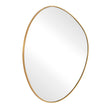 Uttermost Distort Antique Brass Mirror