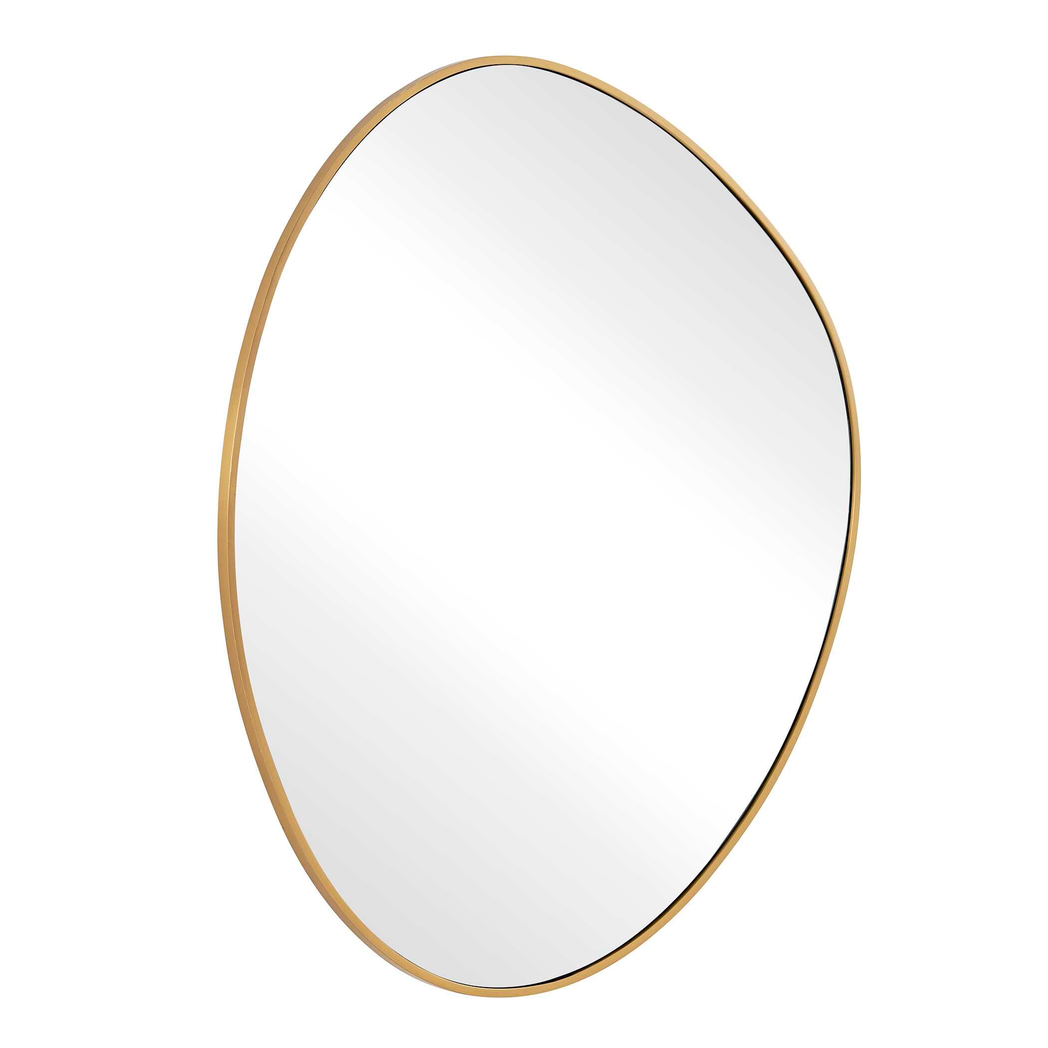 Uttermost Distort Antique Brass Mirror