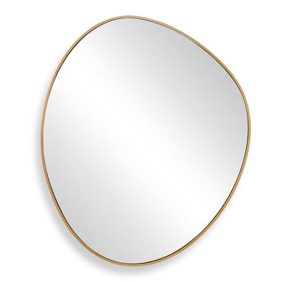 Uttermost Distort Antique Brass Mirror