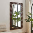 Uttermost Wrinkle Wavy Wood Mirror