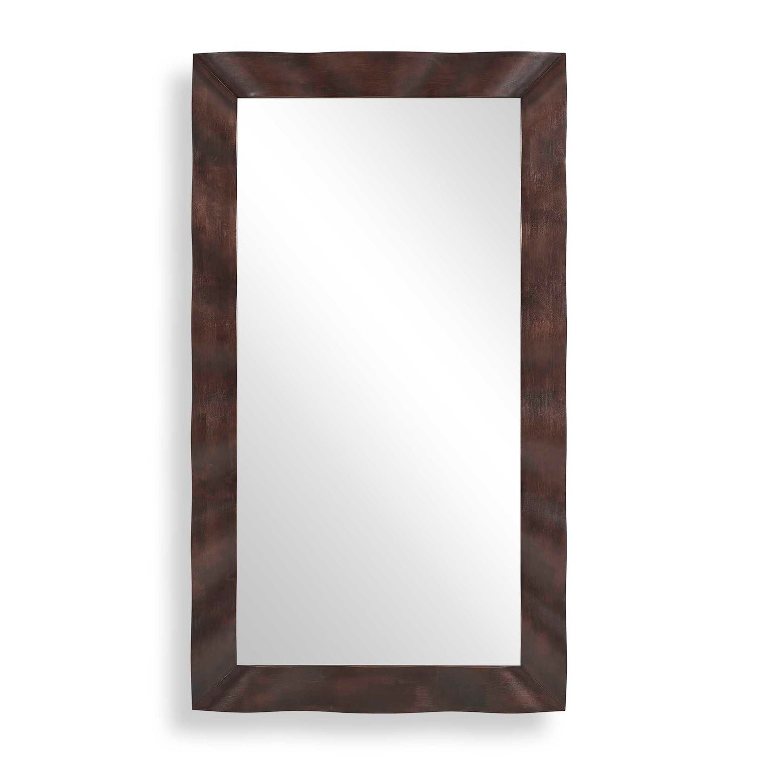 Uttermost Wrinkle Wavy Wood Mirror