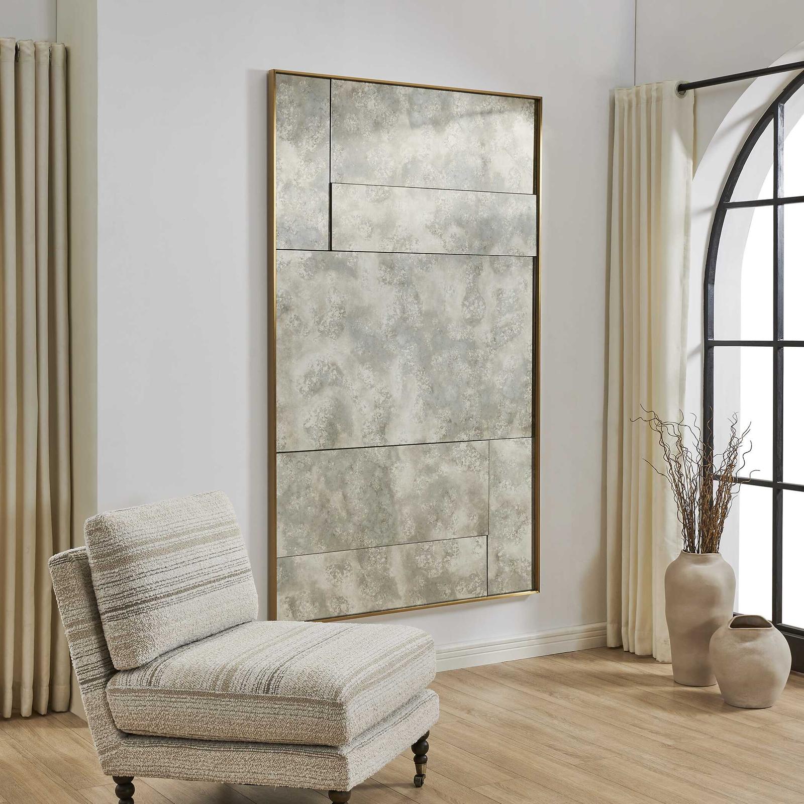 Uttermost Rally Oversized Antiqued Mirror
