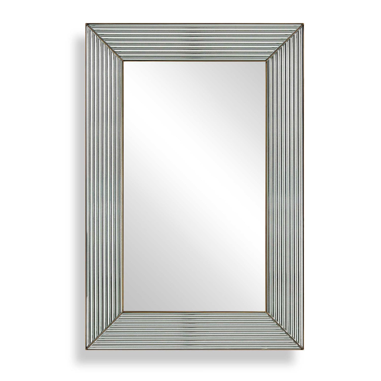 Uttermost Illuminate Antique Brass Mirror