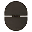 Uttermost Encase Modern White Oval Mirror