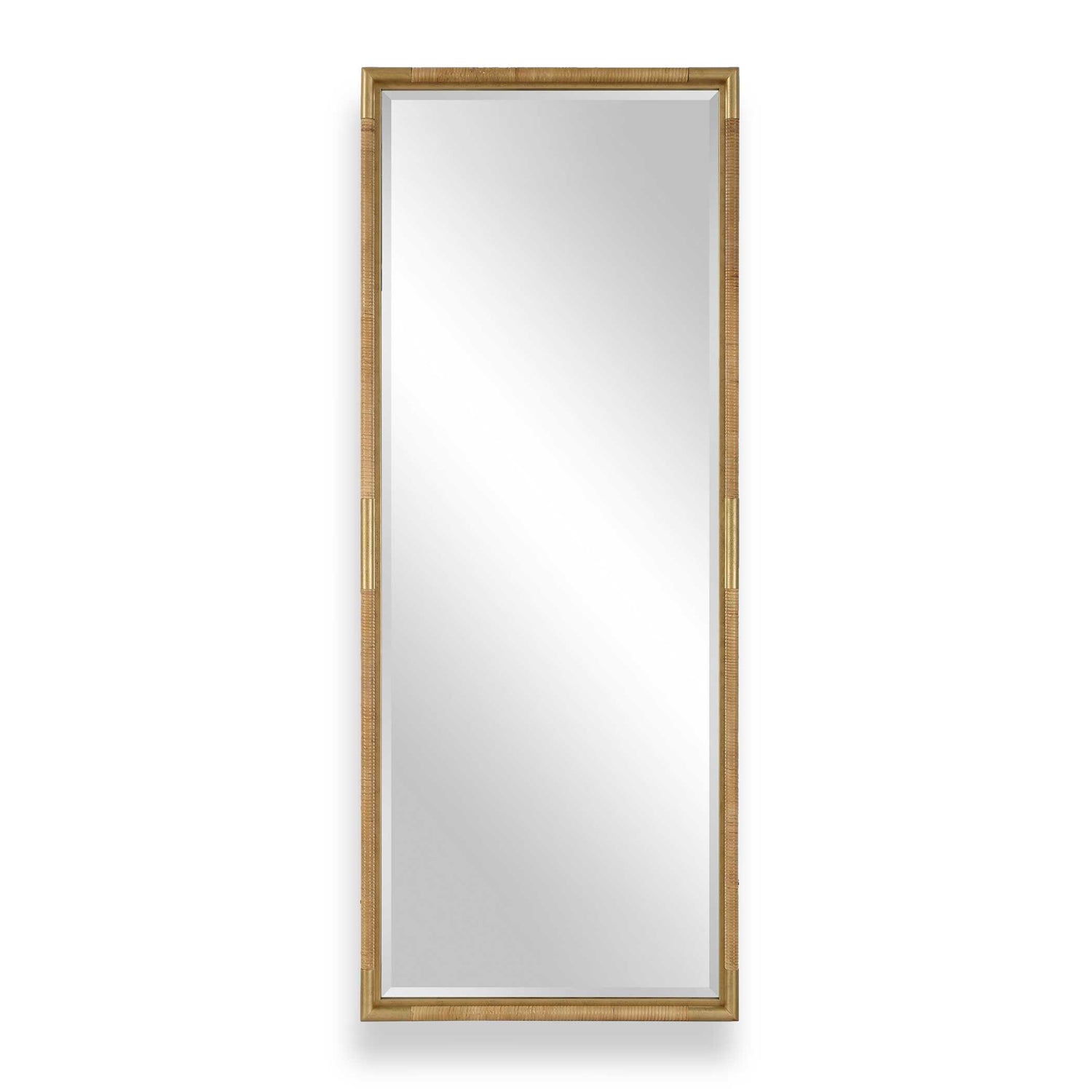 Uttermost Kampar Full Length Rattan Tall Mirror