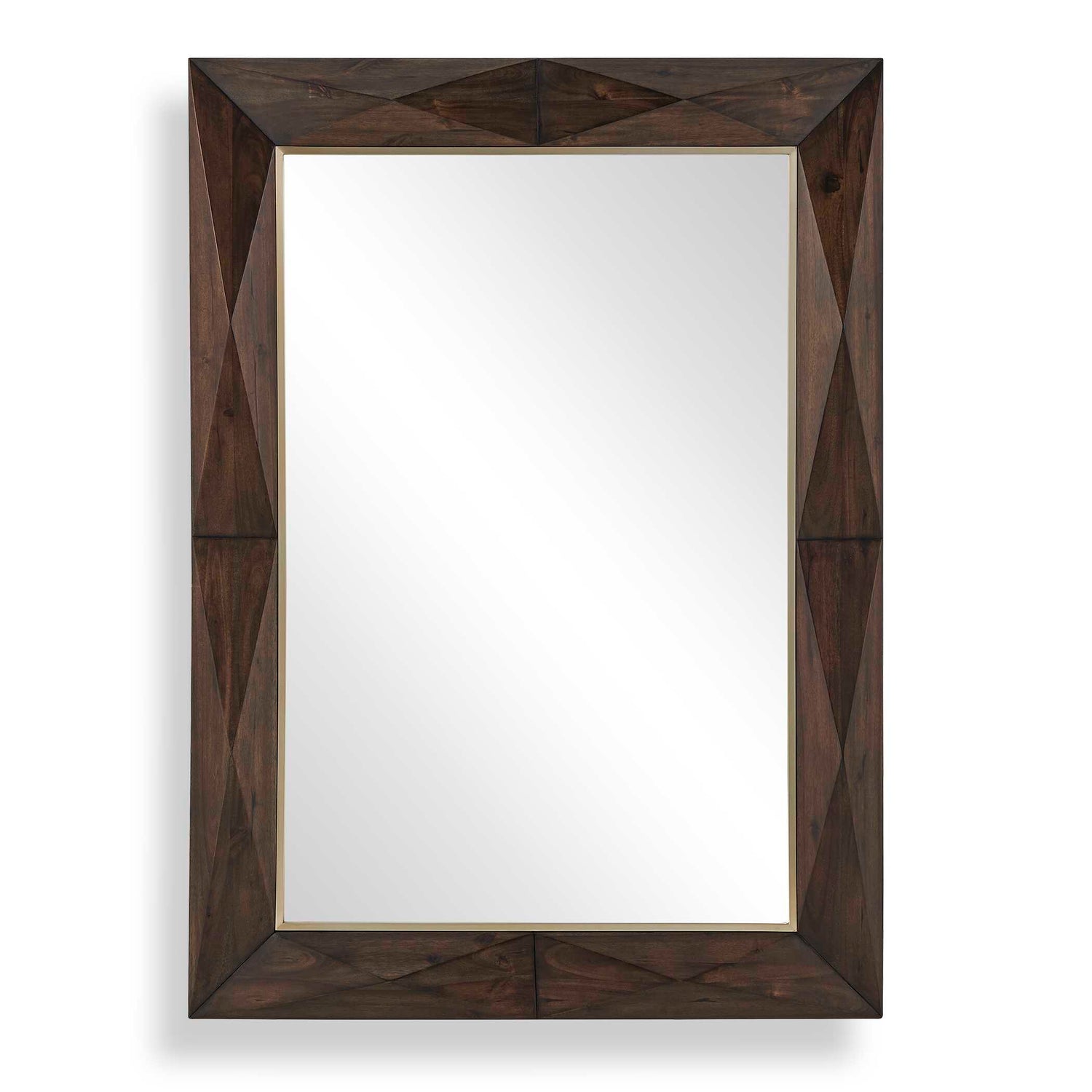 Uttermost Diamond In The Rough Wood Mirror