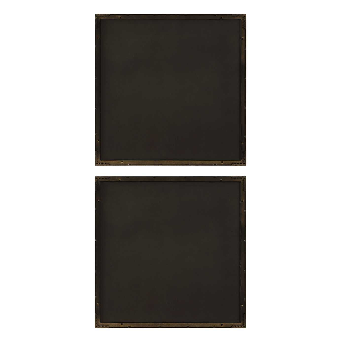 Uttermost Golden Terrain Wooden Wall Decor - Set of 2