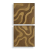 Uttermost Golden Terrain Wooden Wall Decor - Set of 2