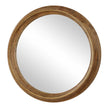Uttermost Frontier Round Wood Mirror