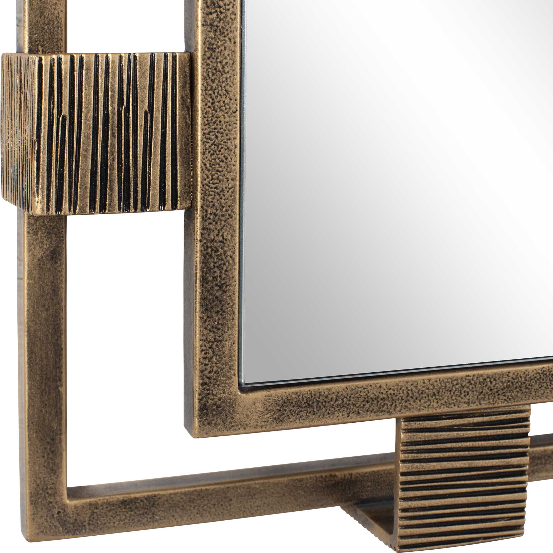 Uttermost Elsher Vintage Gold Mirror