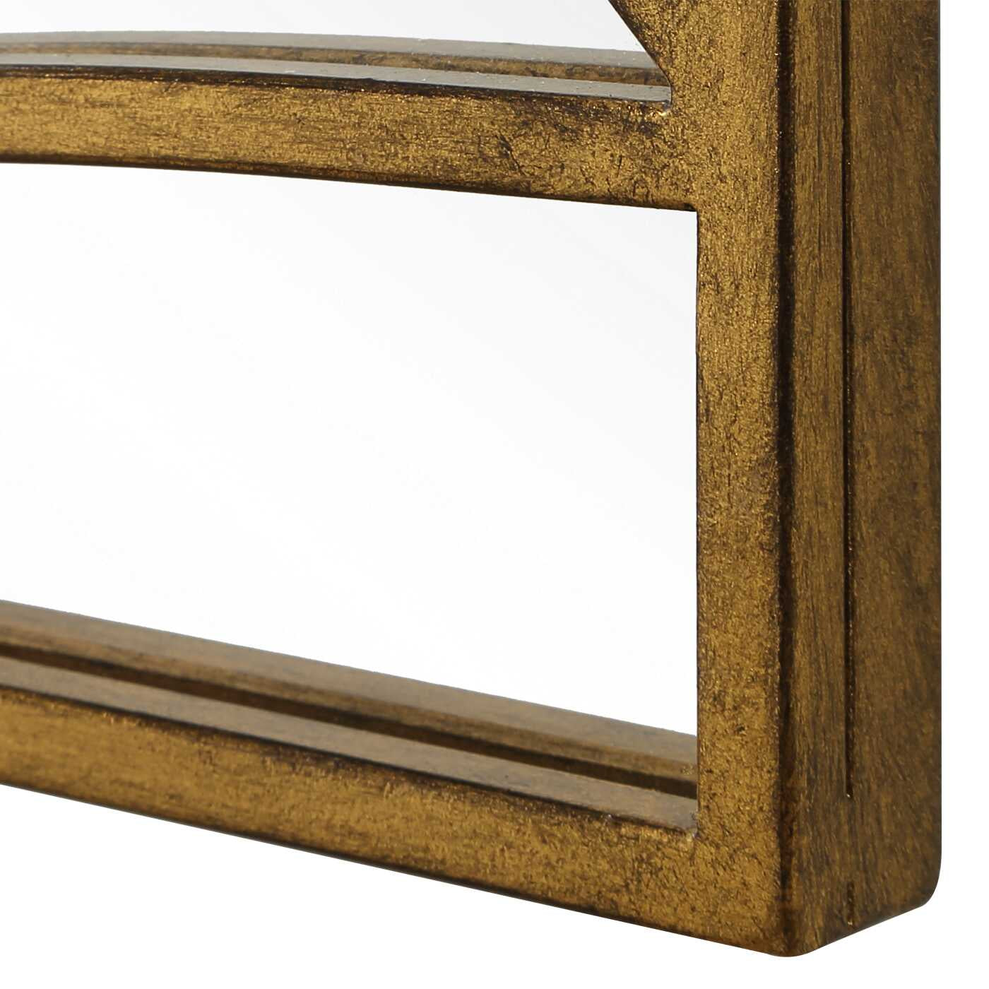 Uttermost Crossed Up Gold Full Length Mirror
