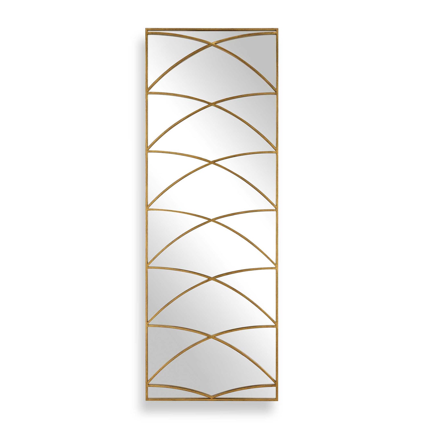 Uttermost Crossed Up Gold Full Length Mirror