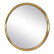 Uttermost Atkinson Modern Round Brass Mirror