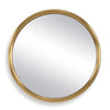 Uttermost Atkinson Modern Round Brass Mirror