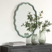 Uttermost Isly Robin's Egg Blue Oval Mirror