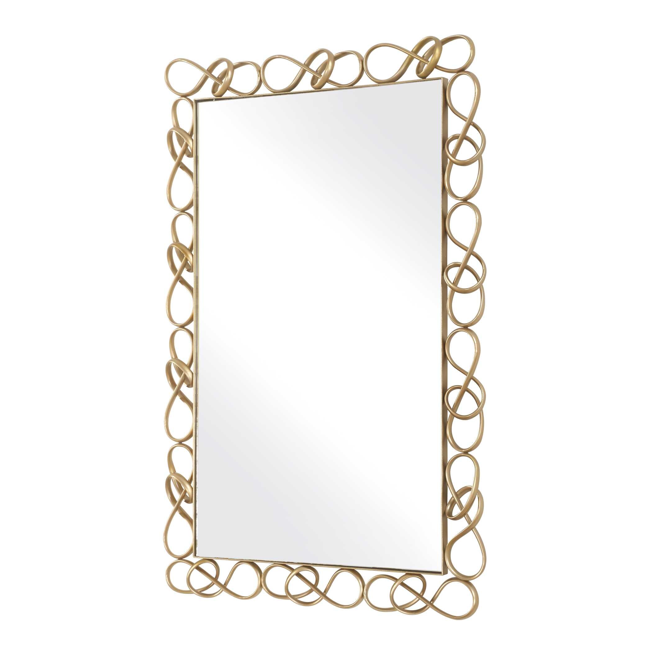 Uttermost Twist It Antique Brass Mirror