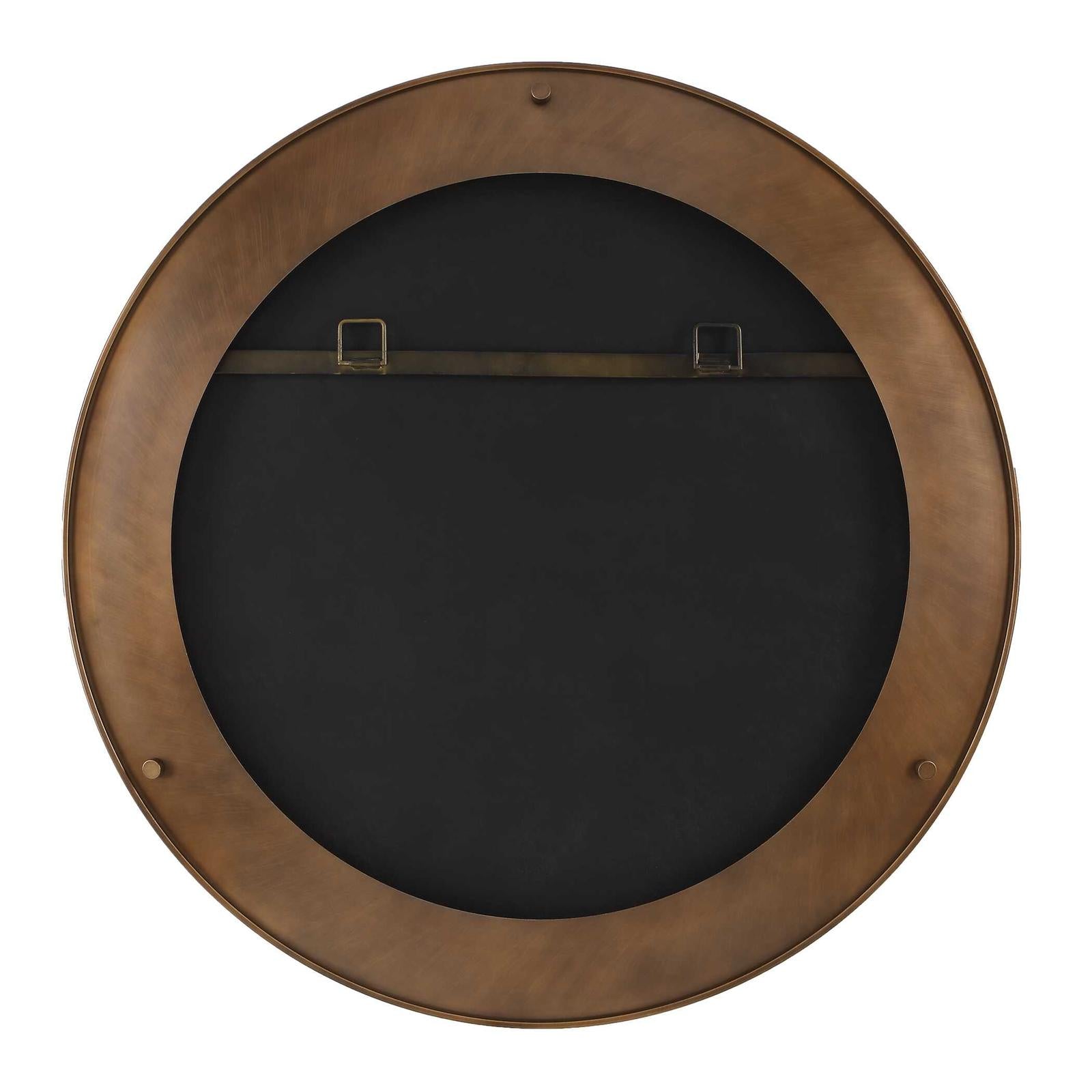 Uttermost Porthole Bronze Round Mirror