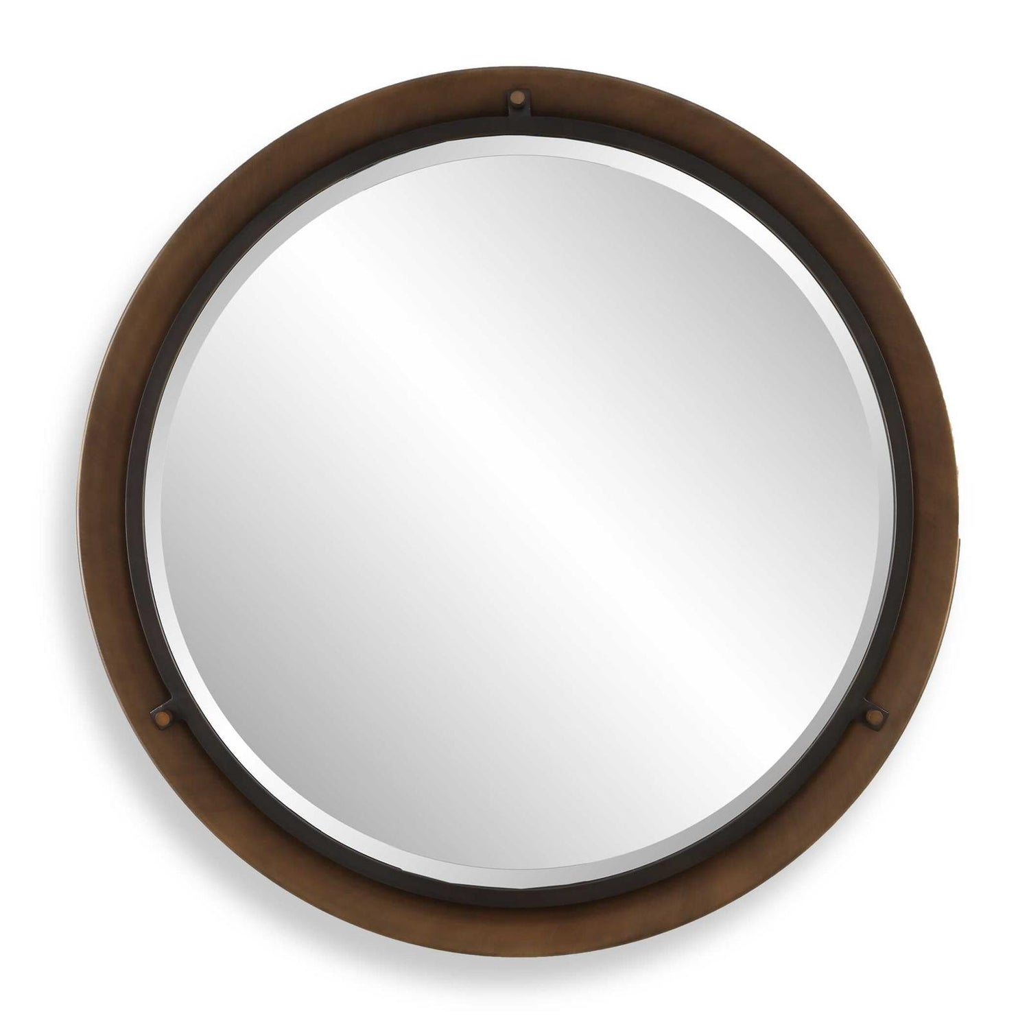 Uttermost Porthole Bronze Round Mirror