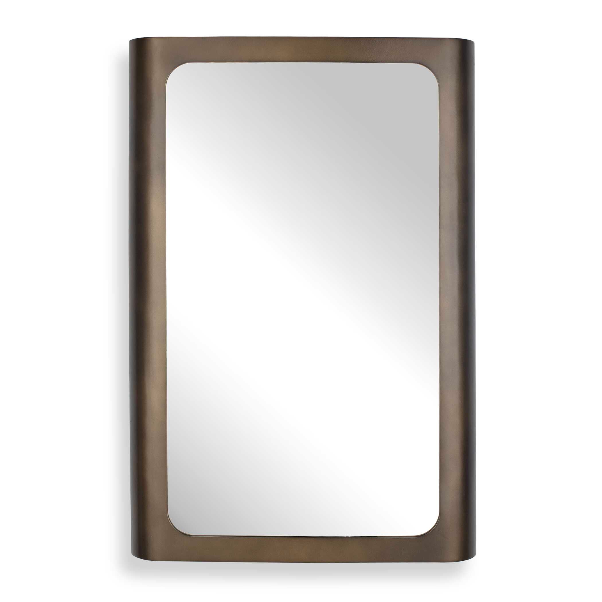 Uttermost Fischer Curved Edge Gold Bronze Mirror